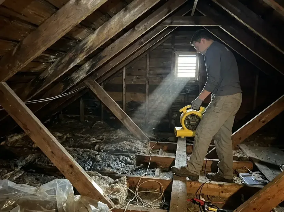 attic-water-damage-drying-proc-007 — frequently asked questions, Emergency Water Extraction & 24/7 Flood Response in Sangare…